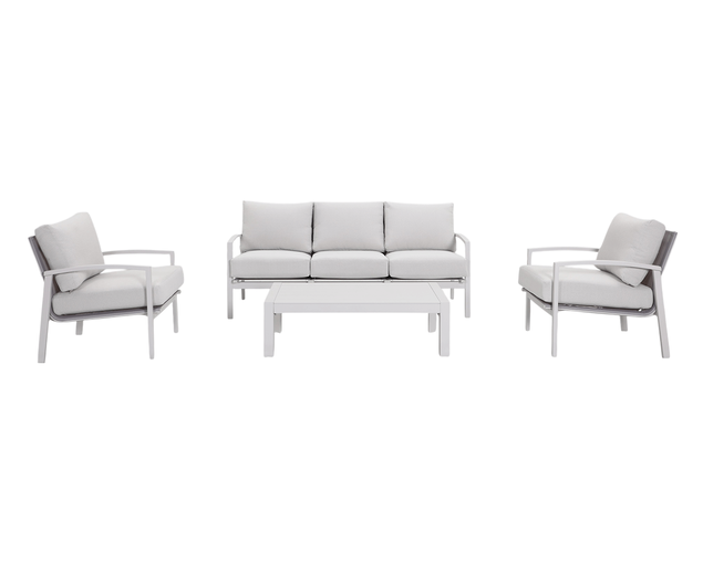 Jette 5 Seater Lounge Setting Bundle - Bone