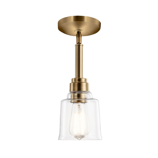 Lampa wisząca postarzany mosiądz Aivian 1xE27x60W Kichler