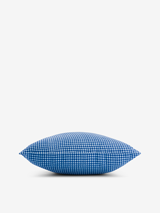 Coussin lucas du tertre 40x40 coton bleu... imprime lucas du tertre