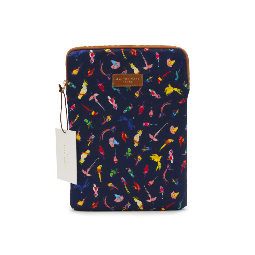 - Housse pour Ordinateur Macbook 13'  Motif Oiseaux