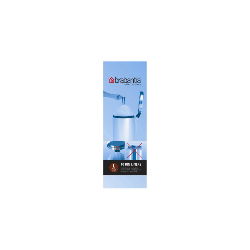 Sac poubelle L 45 L 10 pièces BRABANTIA
