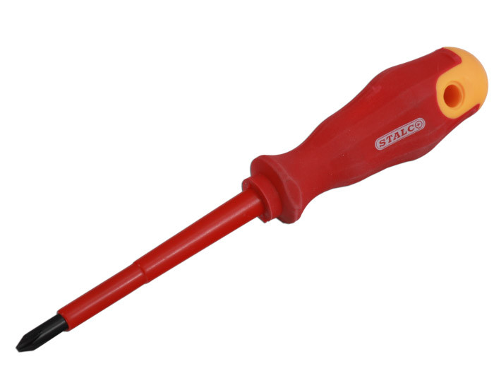 Wkrętak elektrotechniczny Phillips PH0x60mm STALCO S-12210