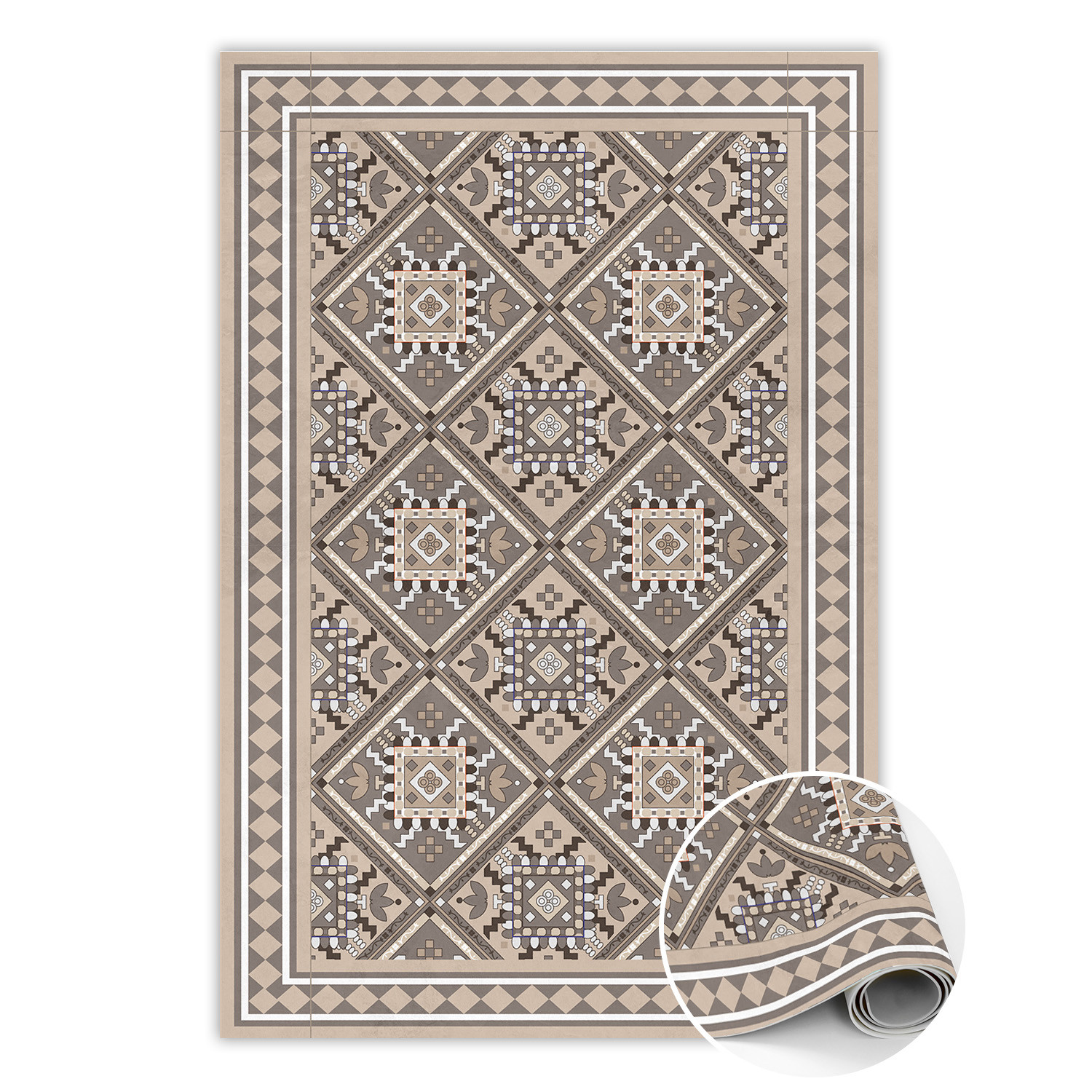 Dywan winylowy do domu Arabska geometria 80 x 120 cm