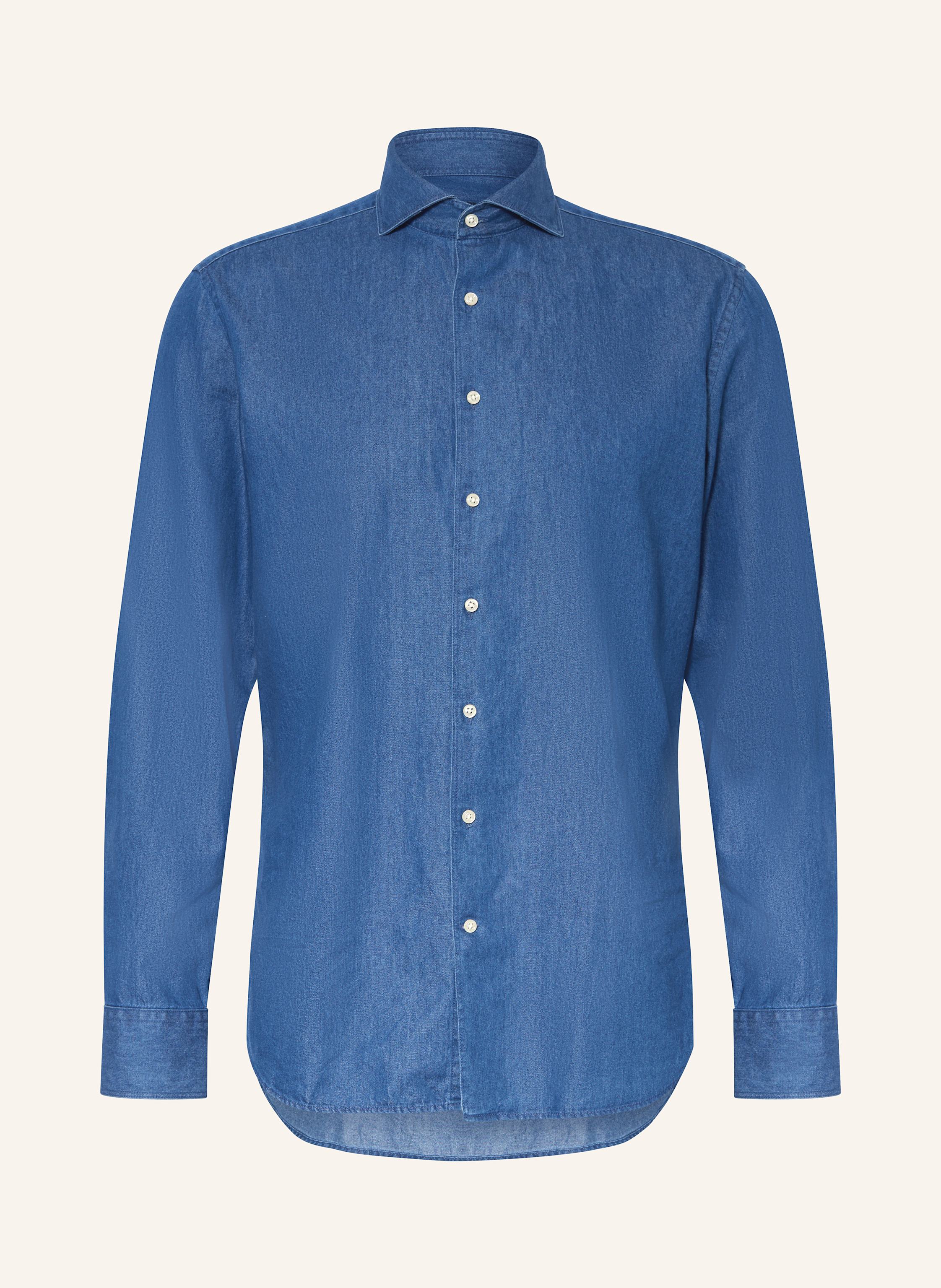 STROKESMAN'S Hemd Regular Fit in Jeansoptik