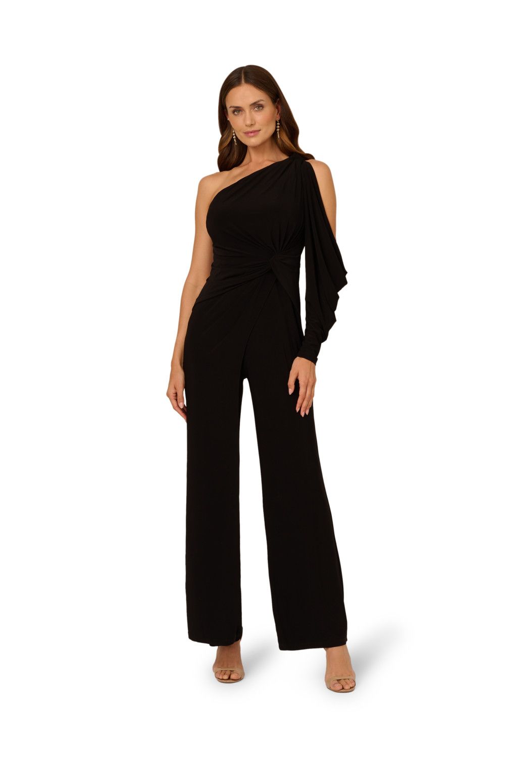 Adrianna Papell Cold Shoulder Jumpsuit
