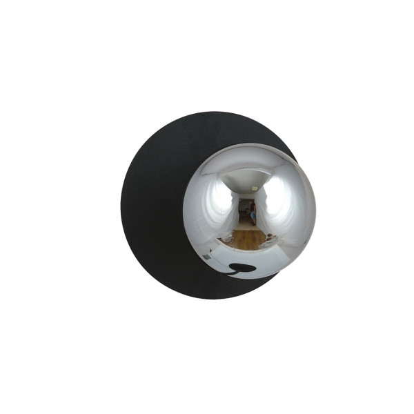 Kinkiet Oslo K1 Black/Grafit Dyskretne Miękkie Światło