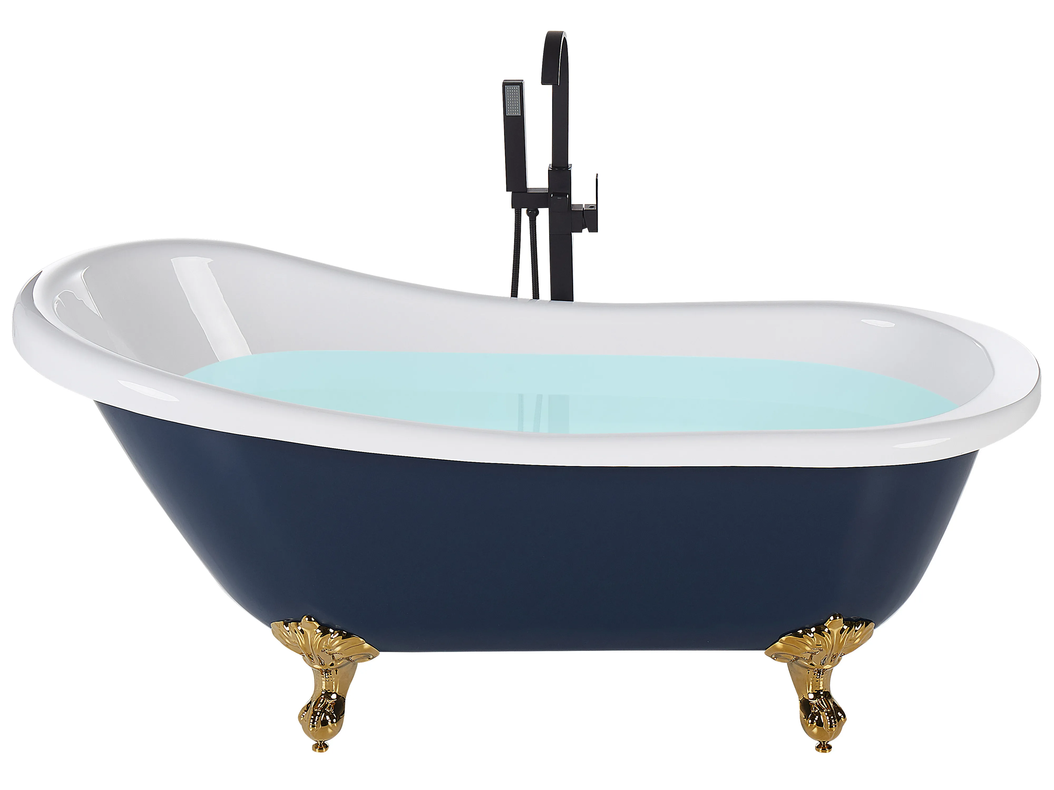 Freestanding Bathtub CAYMAN 1530 x 770 mm Blue