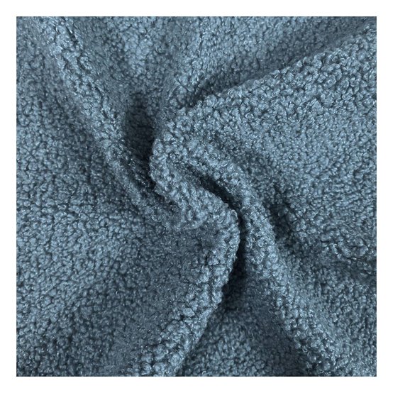 Blue Teddy Fabric by the Metre