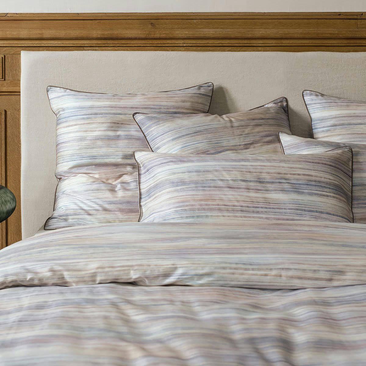 FIL À FIL - Housse de couette satin violet 240x220 cm