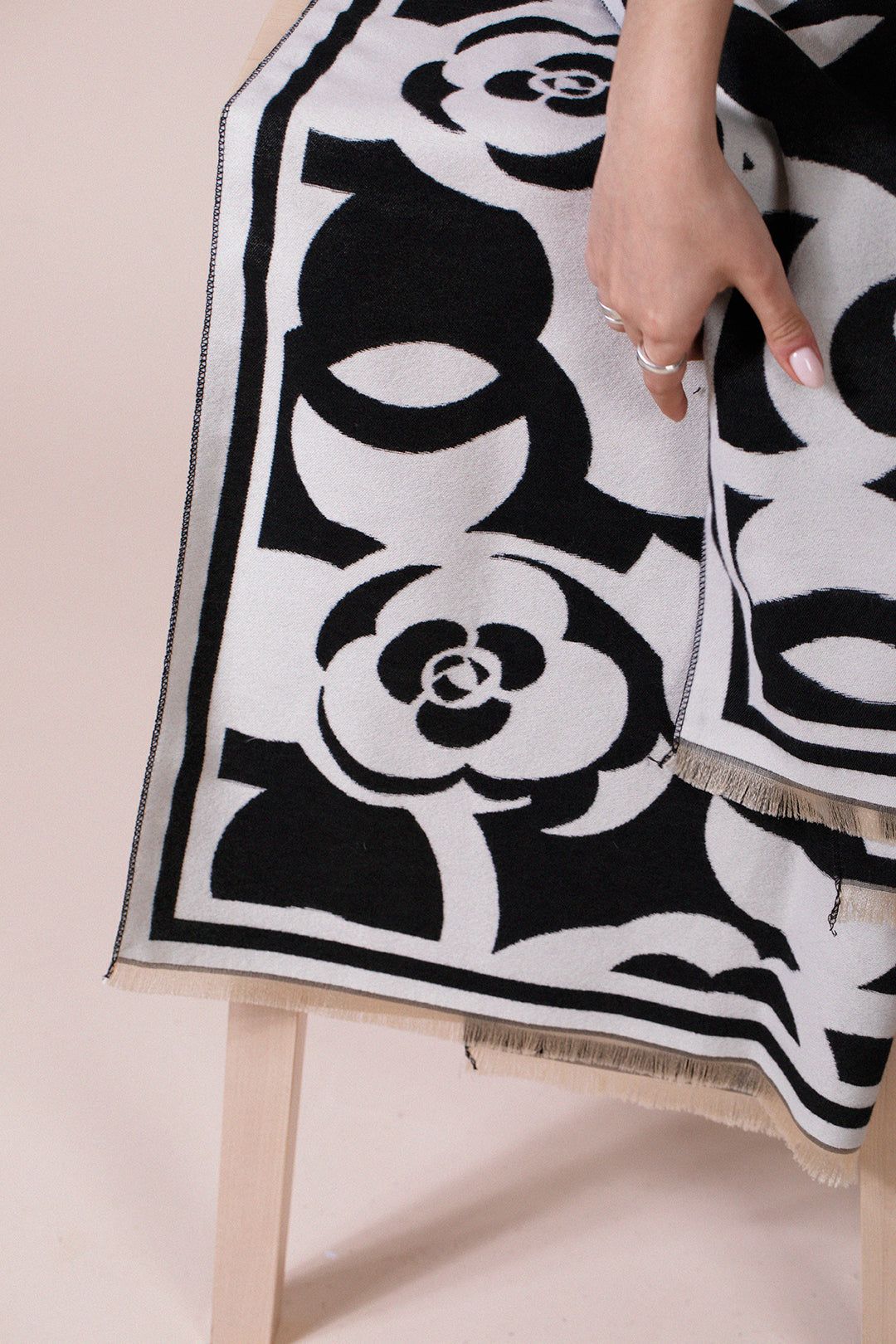 SVNX Rose Print Scarf