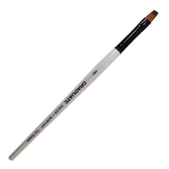 Daler-Rowney Flat Shader Graduate Brush Size 8 White