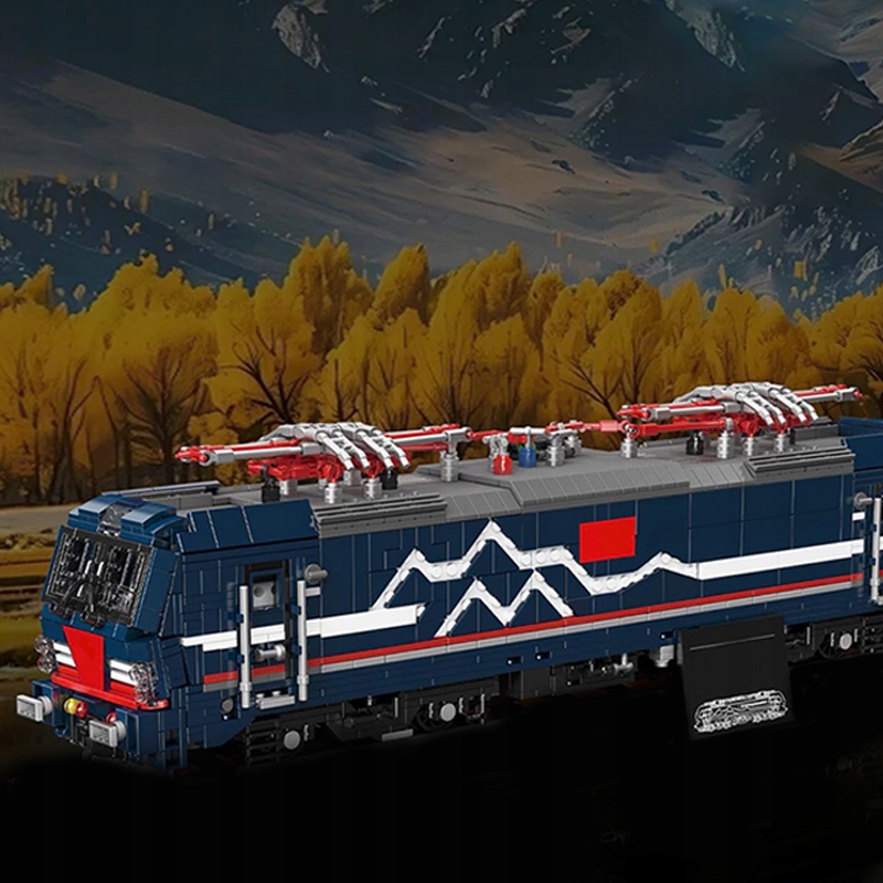 Klocki konstrukcyjne MouldKing MK12045 Lokomotywa Vectron 3072 sztuki dla dzieci