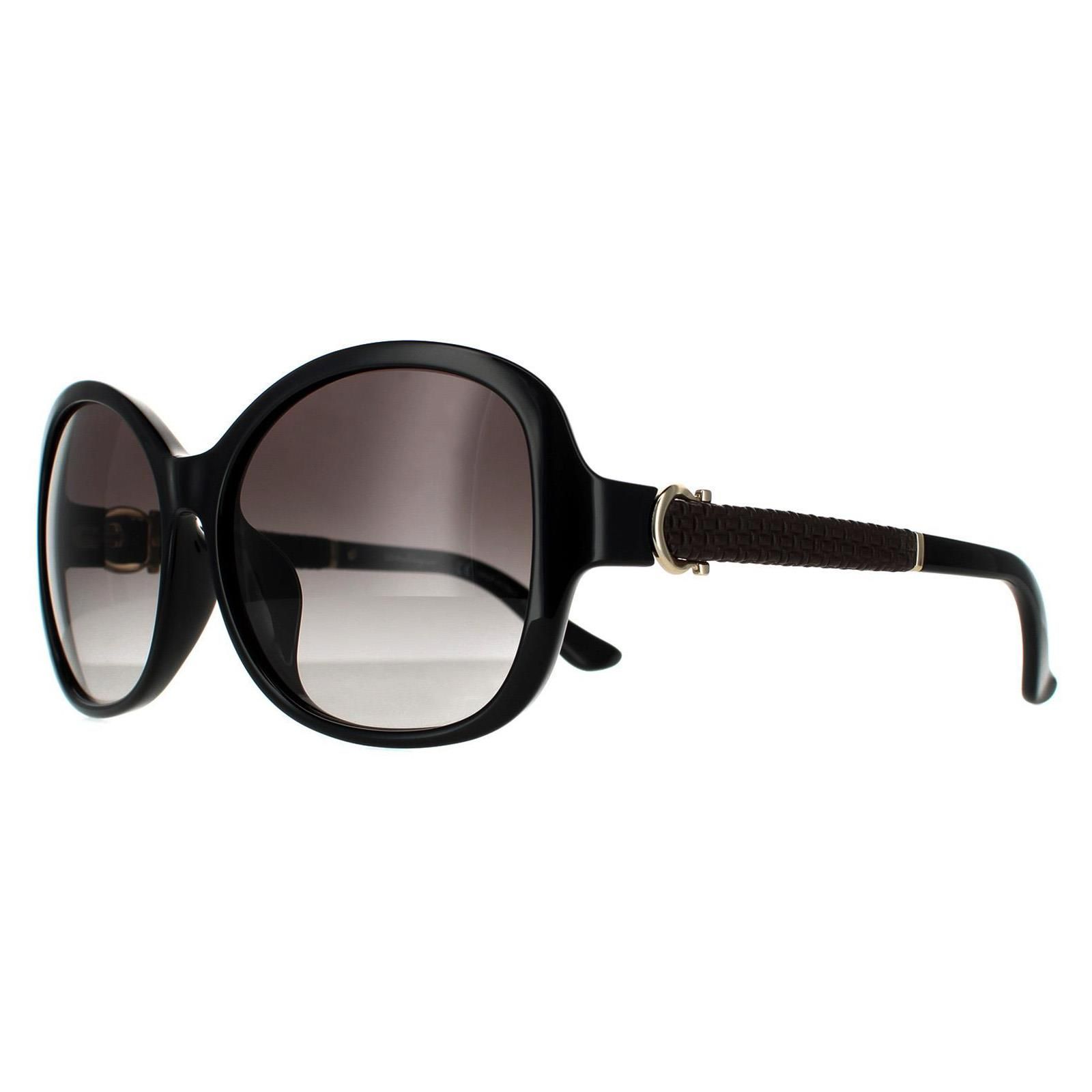 Salvatore Ferragamo Fashion Black Grey Gradient Sunglasses