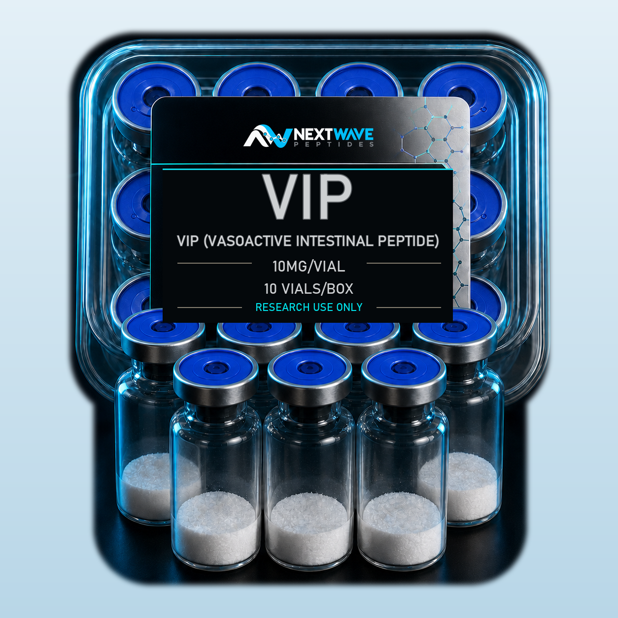 VIP (Vasoactive Intestinal Peptide) - 10mg, 10 Vials | NextWave Peptides