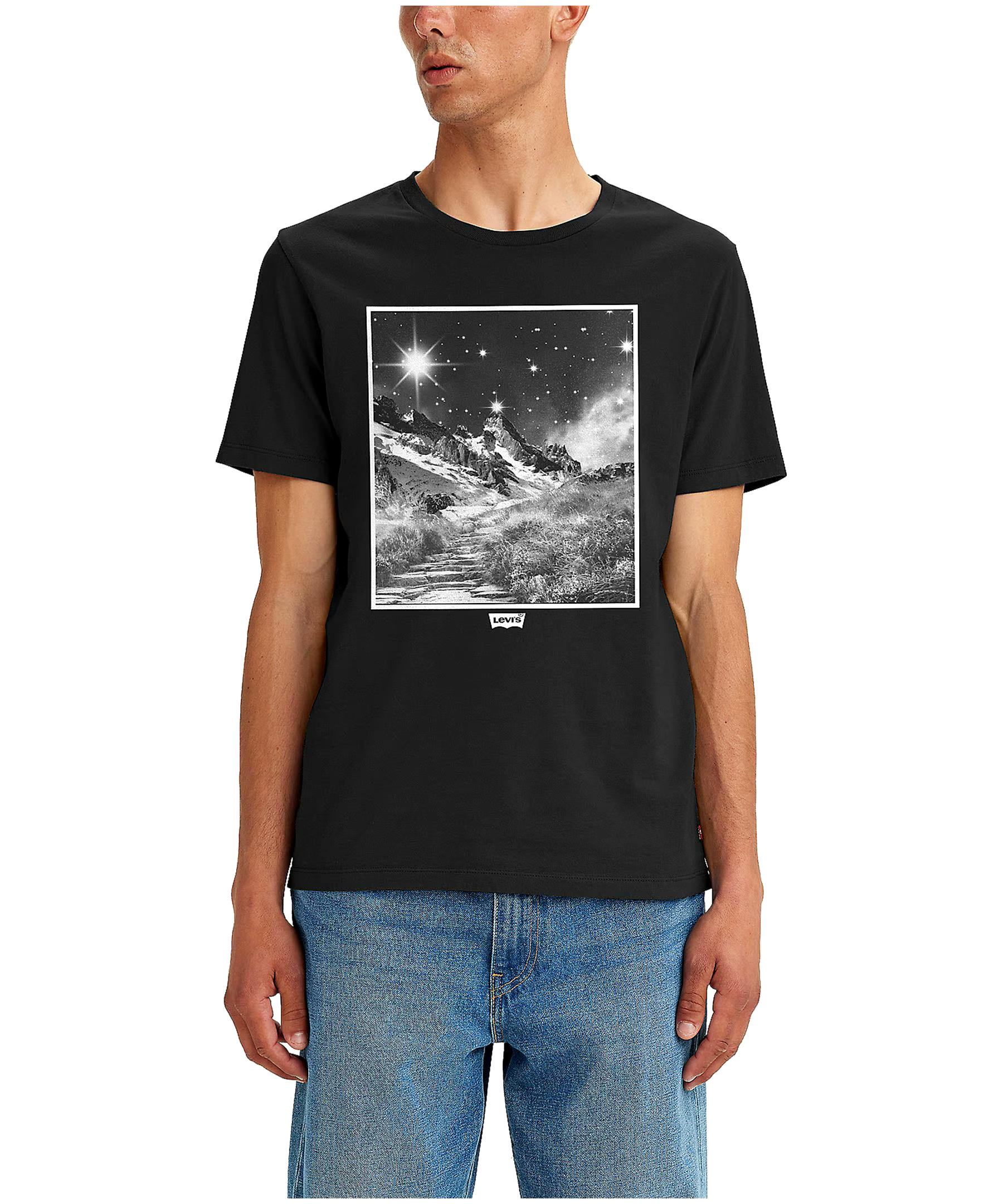 Levi's Men's Standard Fit Short Sleeve New World Graphic T Shirt