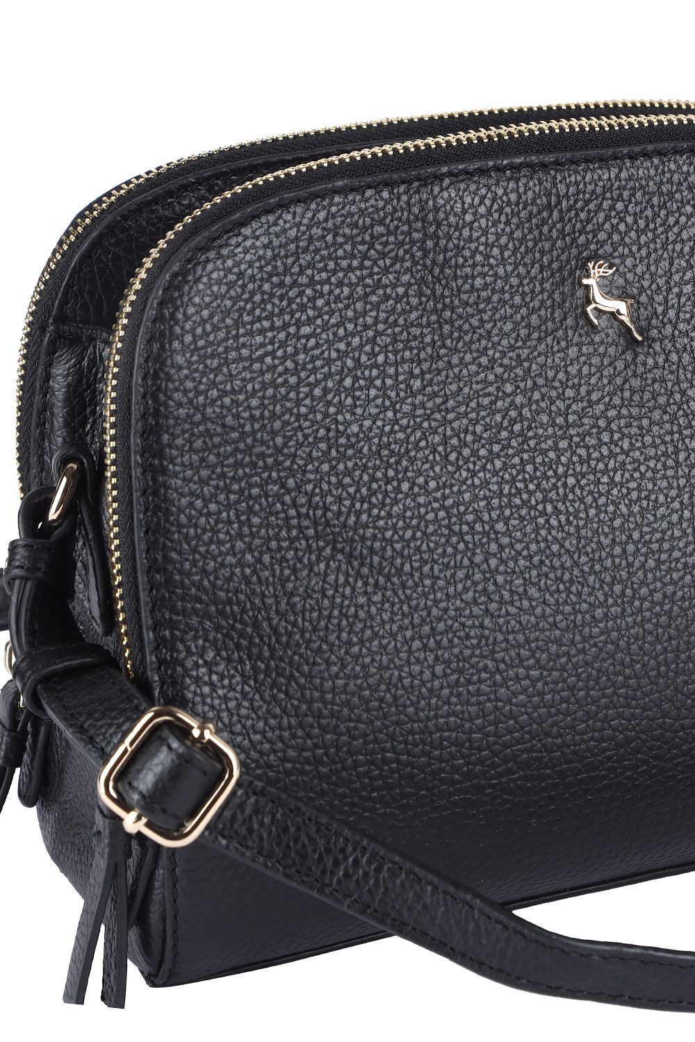 Ashwood Leather Classy' Leather Three Section Cross Body Bag