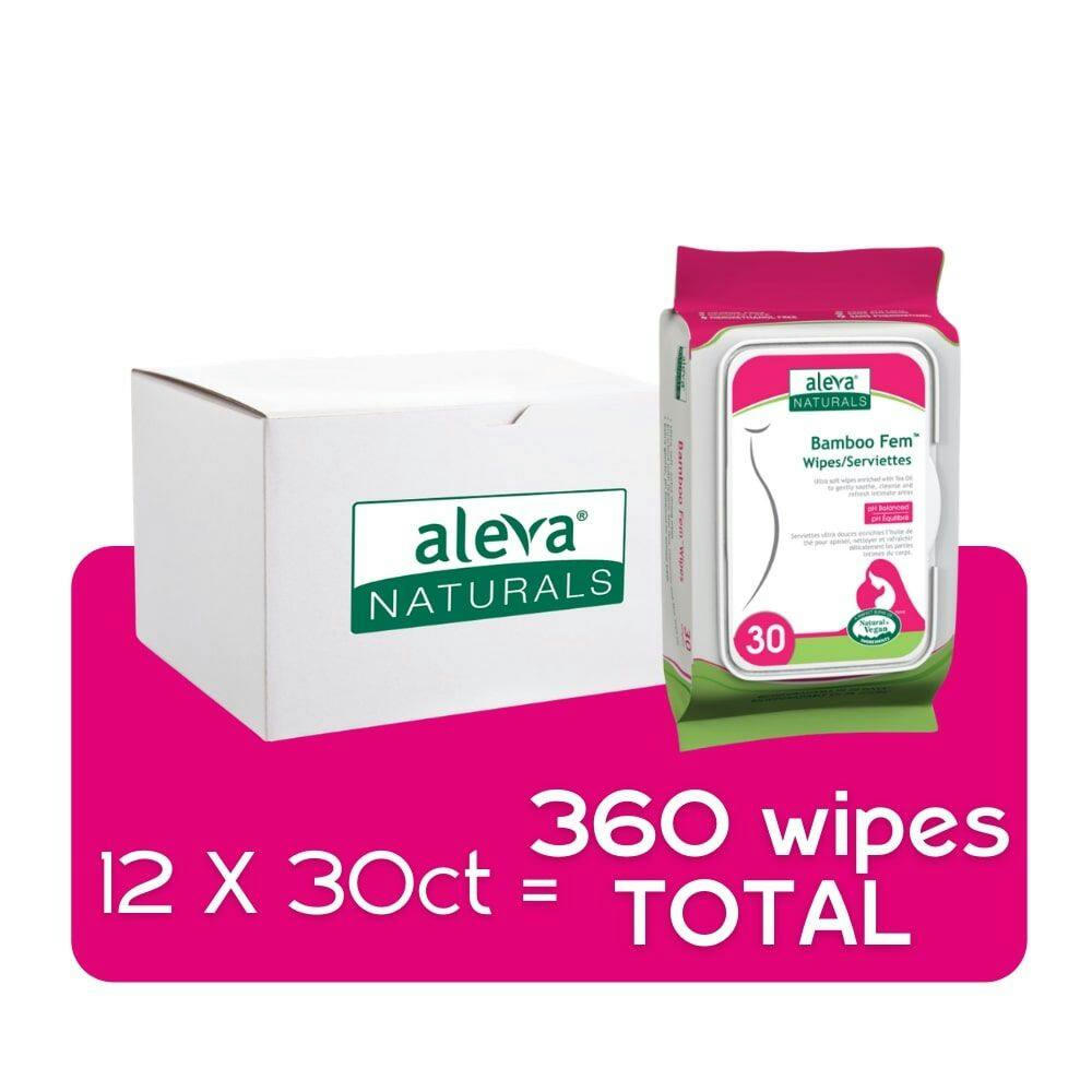 Aleva Naturals® Fem Wipes - Economy Pack, 360-ct