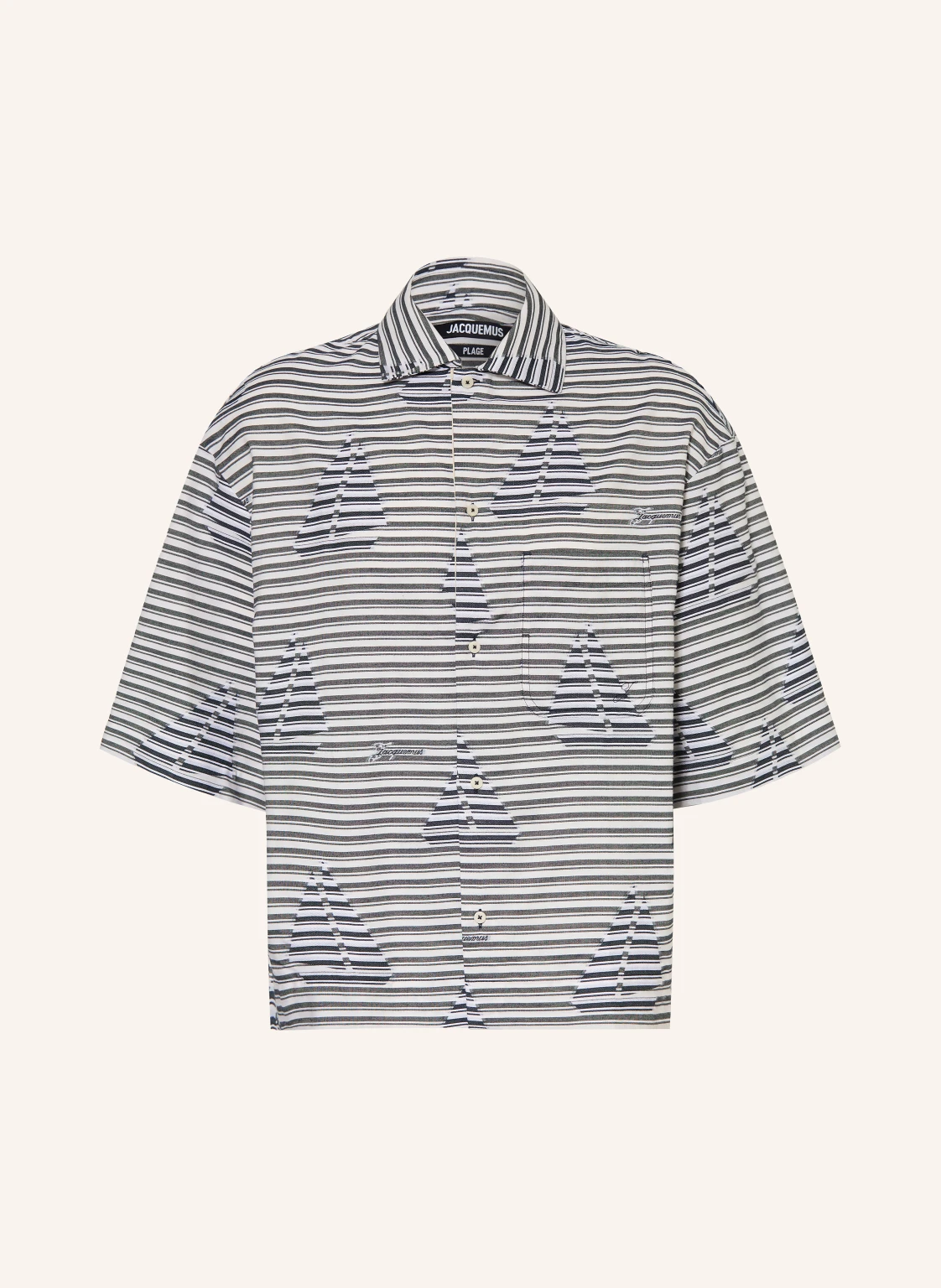 JACQUEMUS Kurzarm-Hemd LA CHEMISE PLAGE Comfort Fit