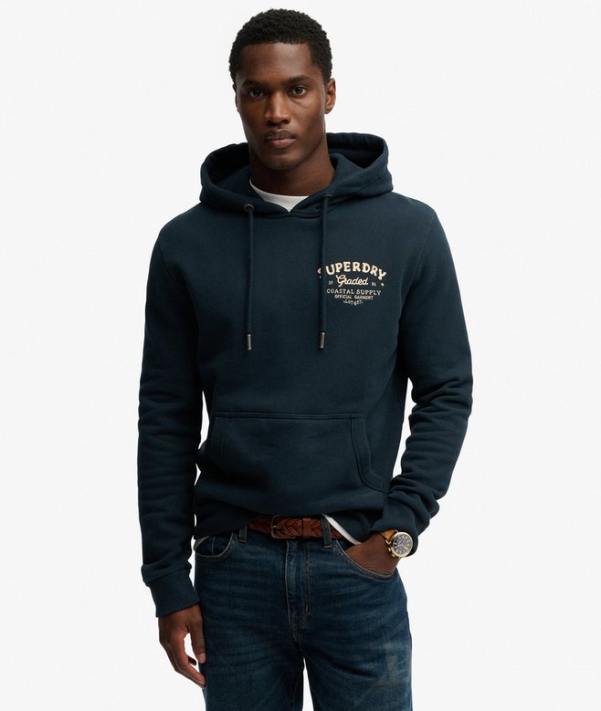 Lo-Fi Dockside Embroidered Hoodie