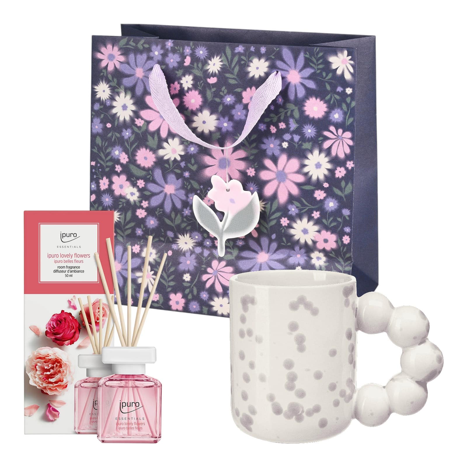 Geschenk-Set Bunt, 3 -tlg.