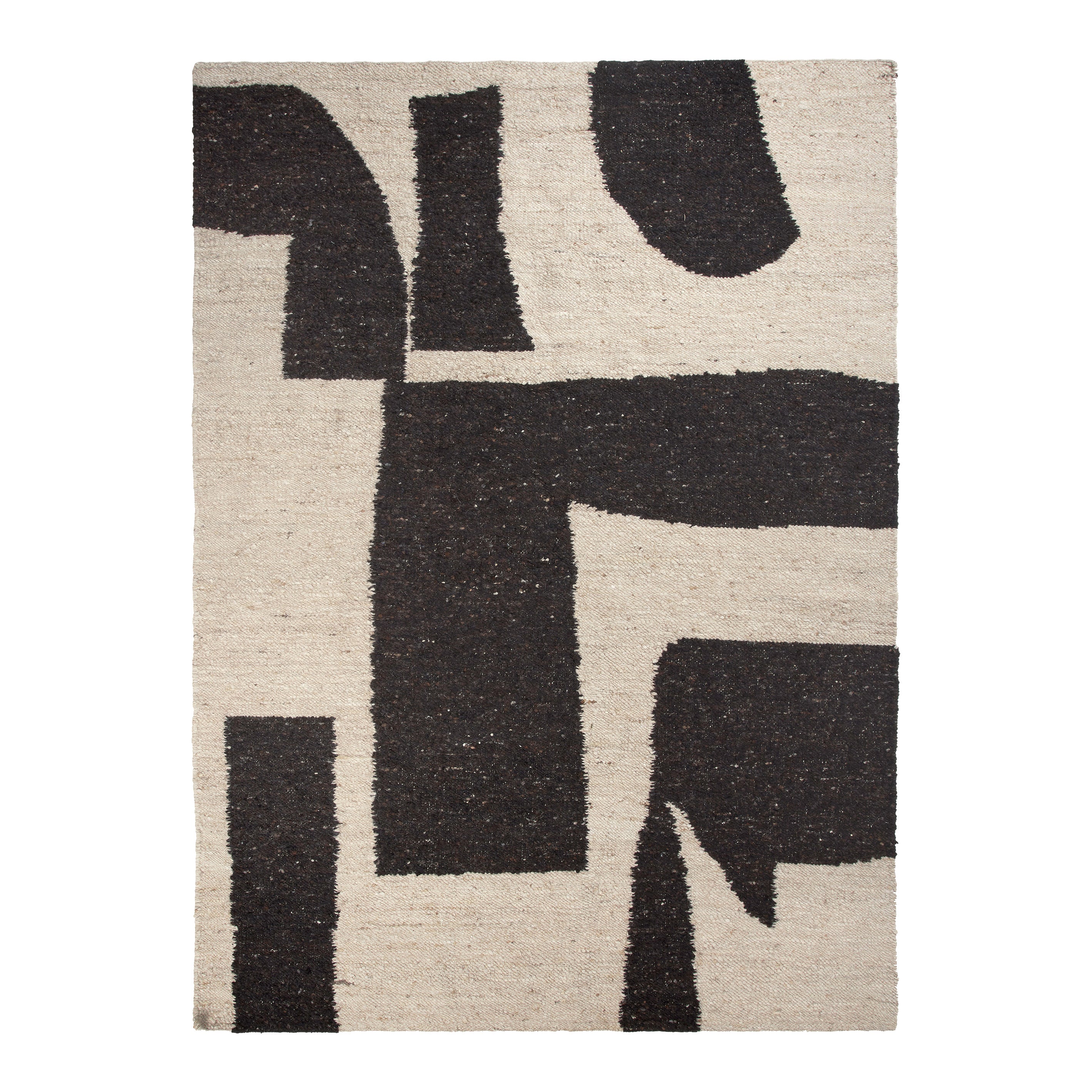 Ferm Living Piece Vloerkeed 200 x 300 cm - Coffee