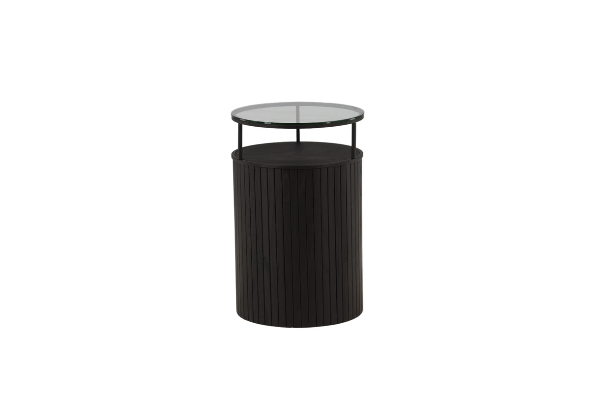 Rebellenclub Bijzettafel Soby - Ø37 cm - Zwart
