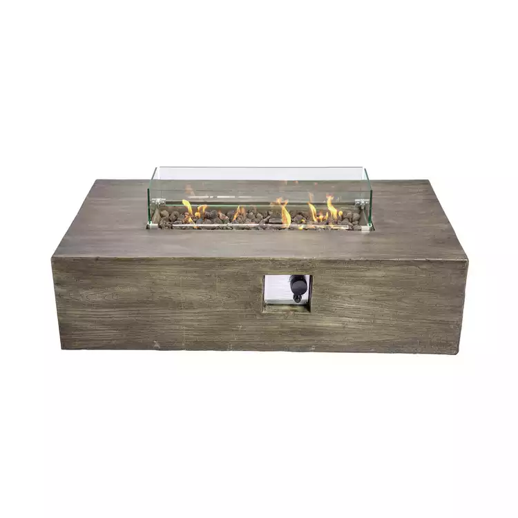 Teamson Home HF48708AA UK Gas Fire Pit With Cover