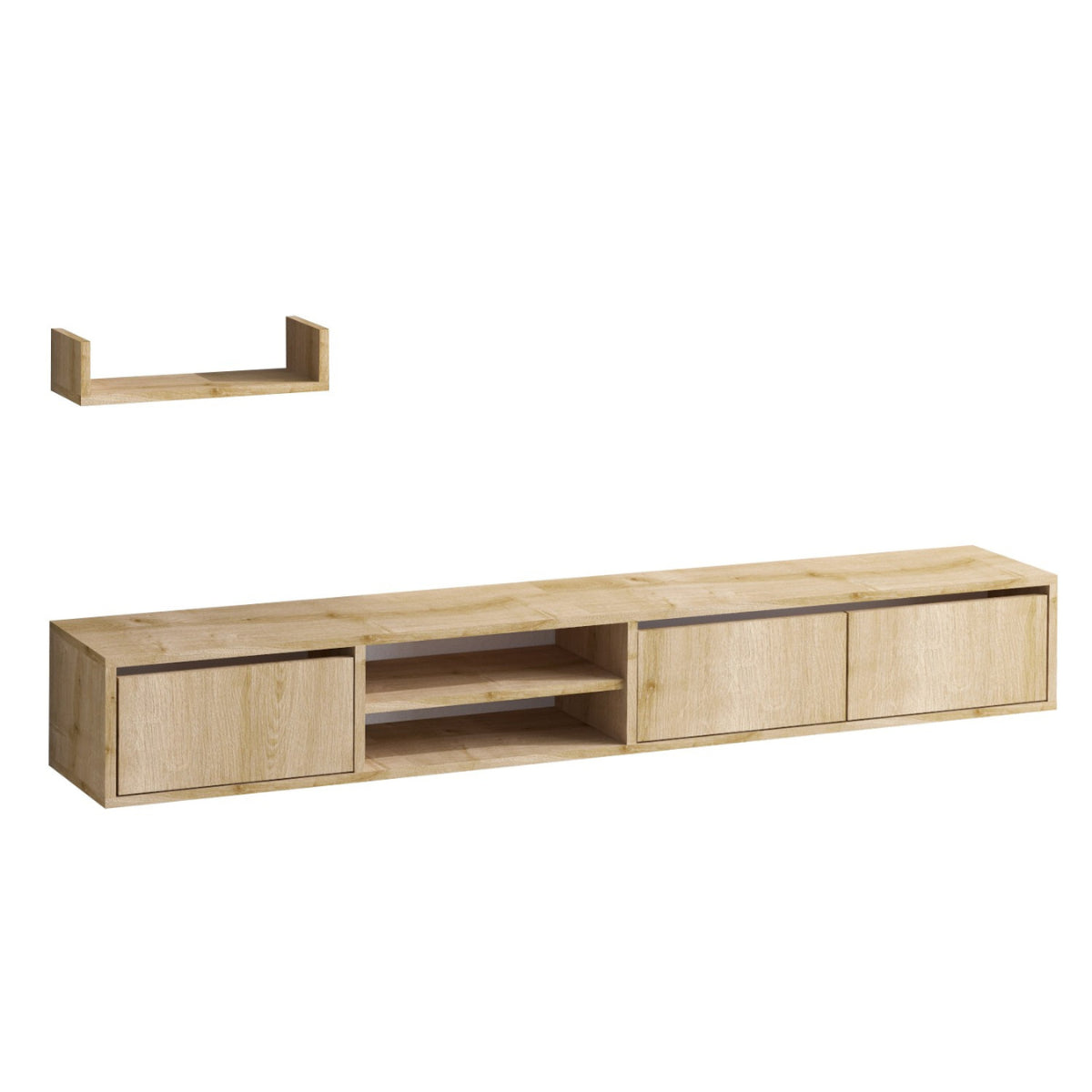 Calicosy - TV-Meubel HEKA - B180 cm - Eikenlook