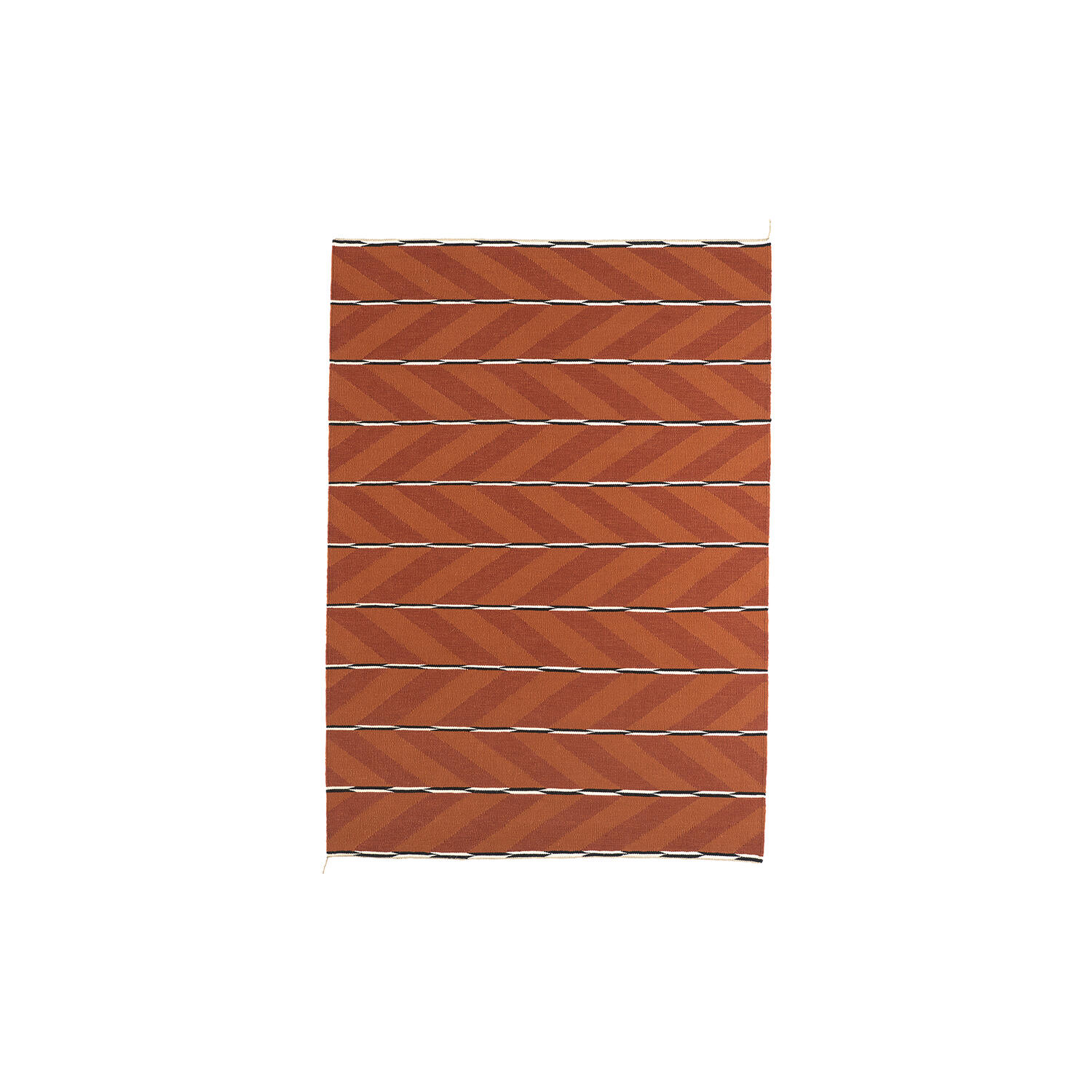 T&aelig;ppe VK-6, rød/orange