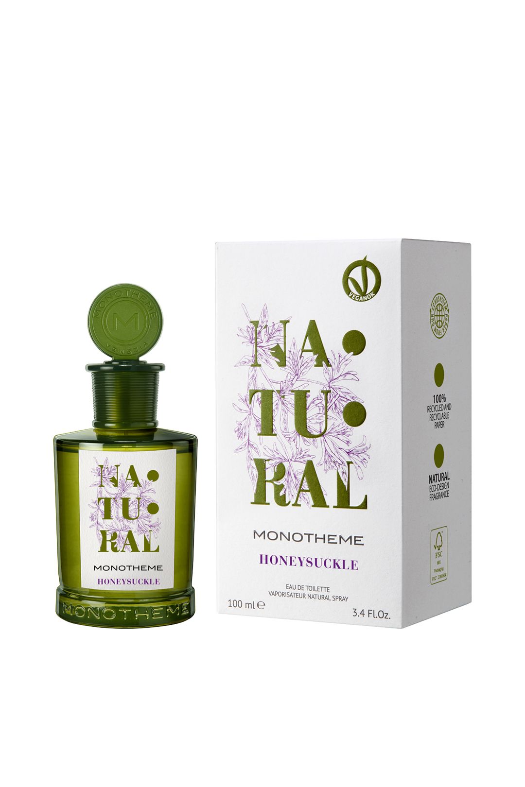 Monotheme Natural Honeysuckle Eau De Toilette 100ml