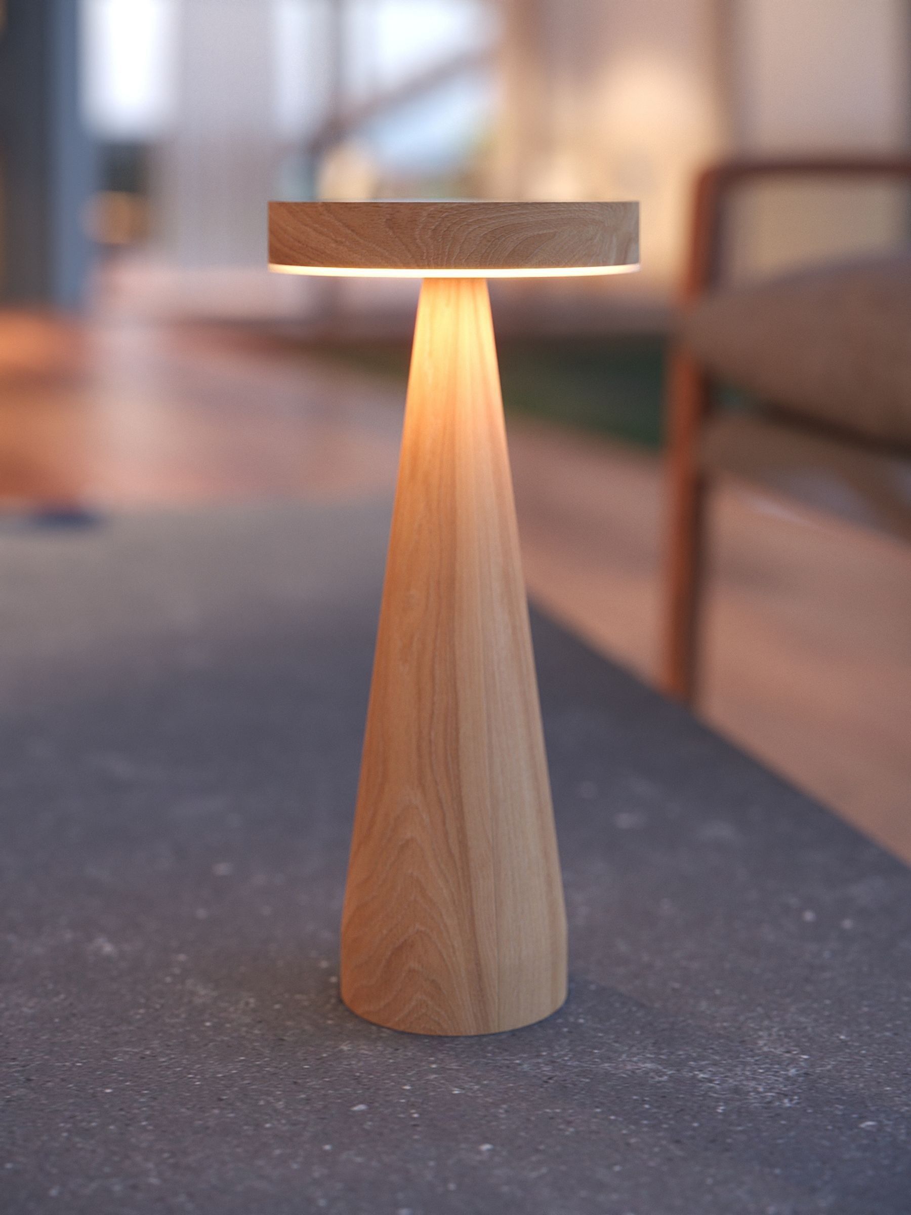 The Solar Centre Warm White Seattle USB Solar Table Light