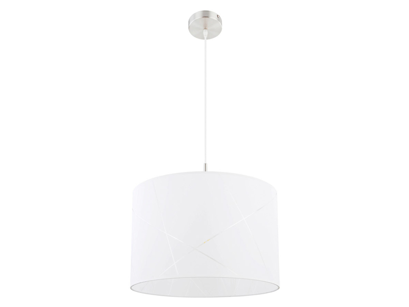 Lampa wisząca Nemmo tkaninowa biała