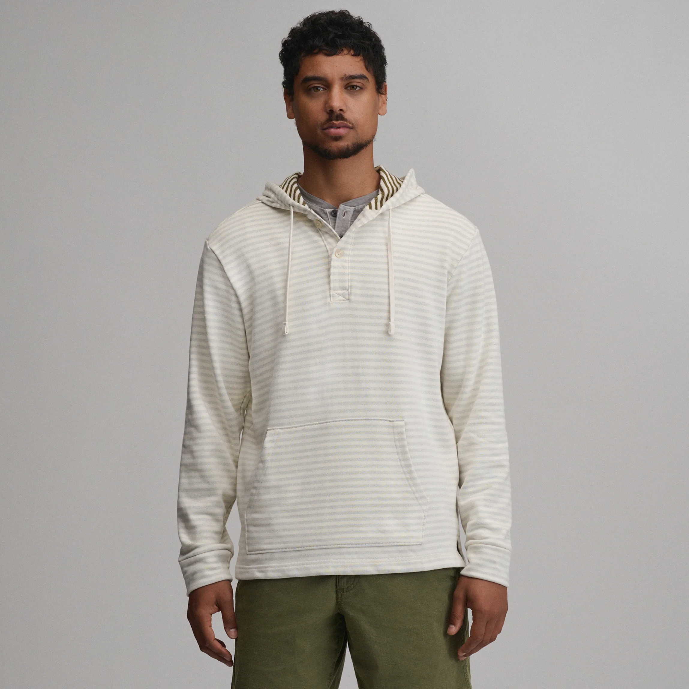 Men's Henley Hoodie