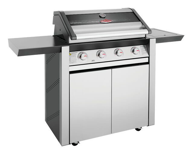BeefEater 1600 Series - 4 Burner Stainless Steel BBQ With Side Burner (Silver)
