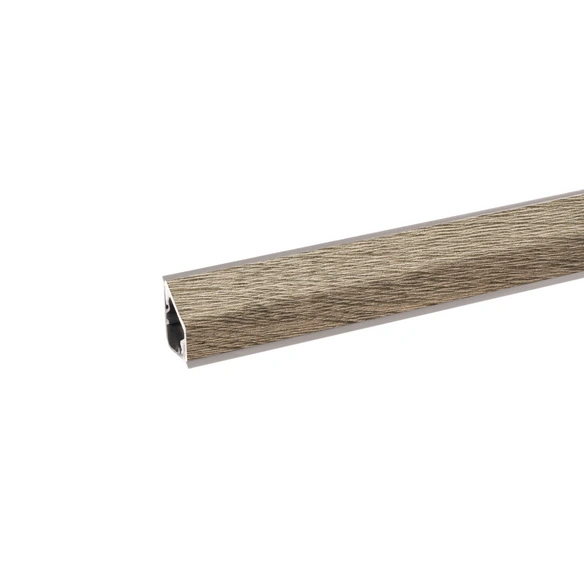 Wandanschlussprofil, LxBxH: 300x2,4x1,6 cm, anthrazit