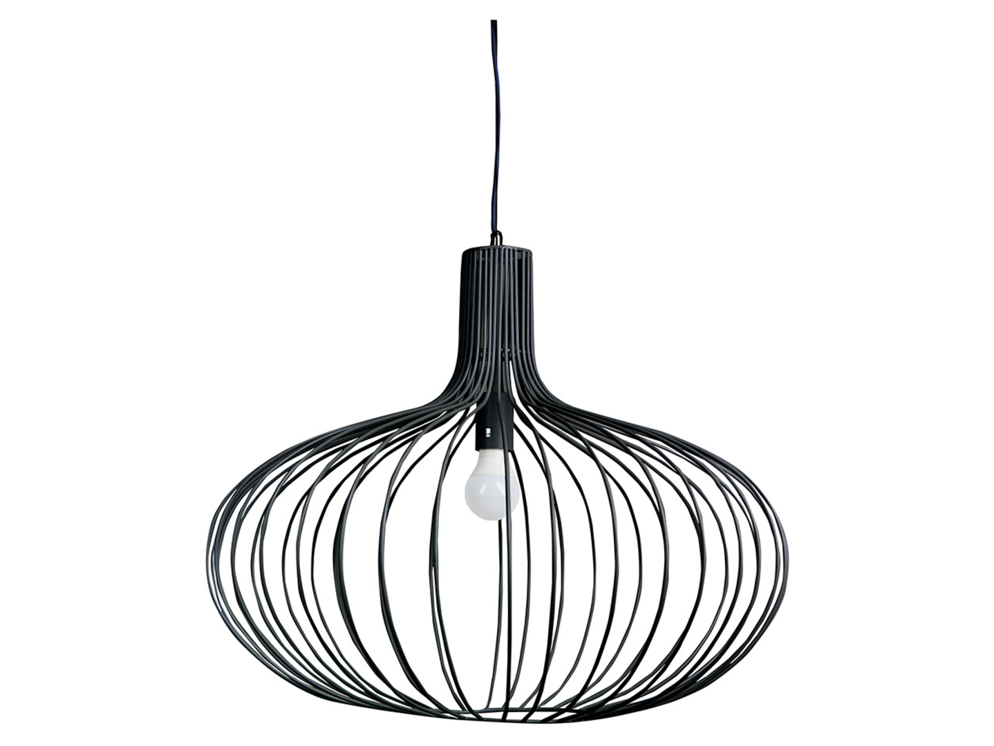 Lampa wisząca Coco Large metalowa czarna