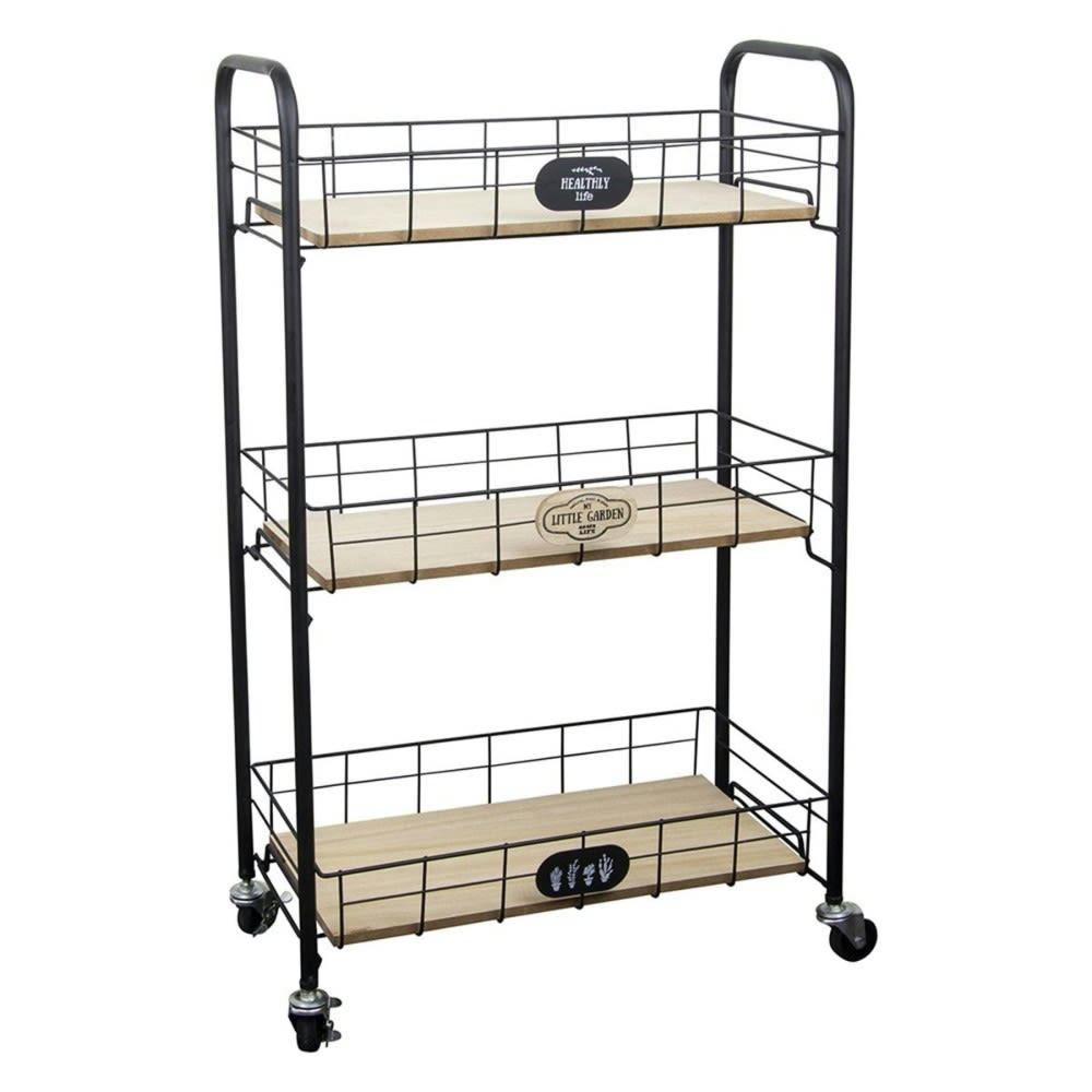 LITTLE MARKET - Desserte à roulettes 3 niveaux