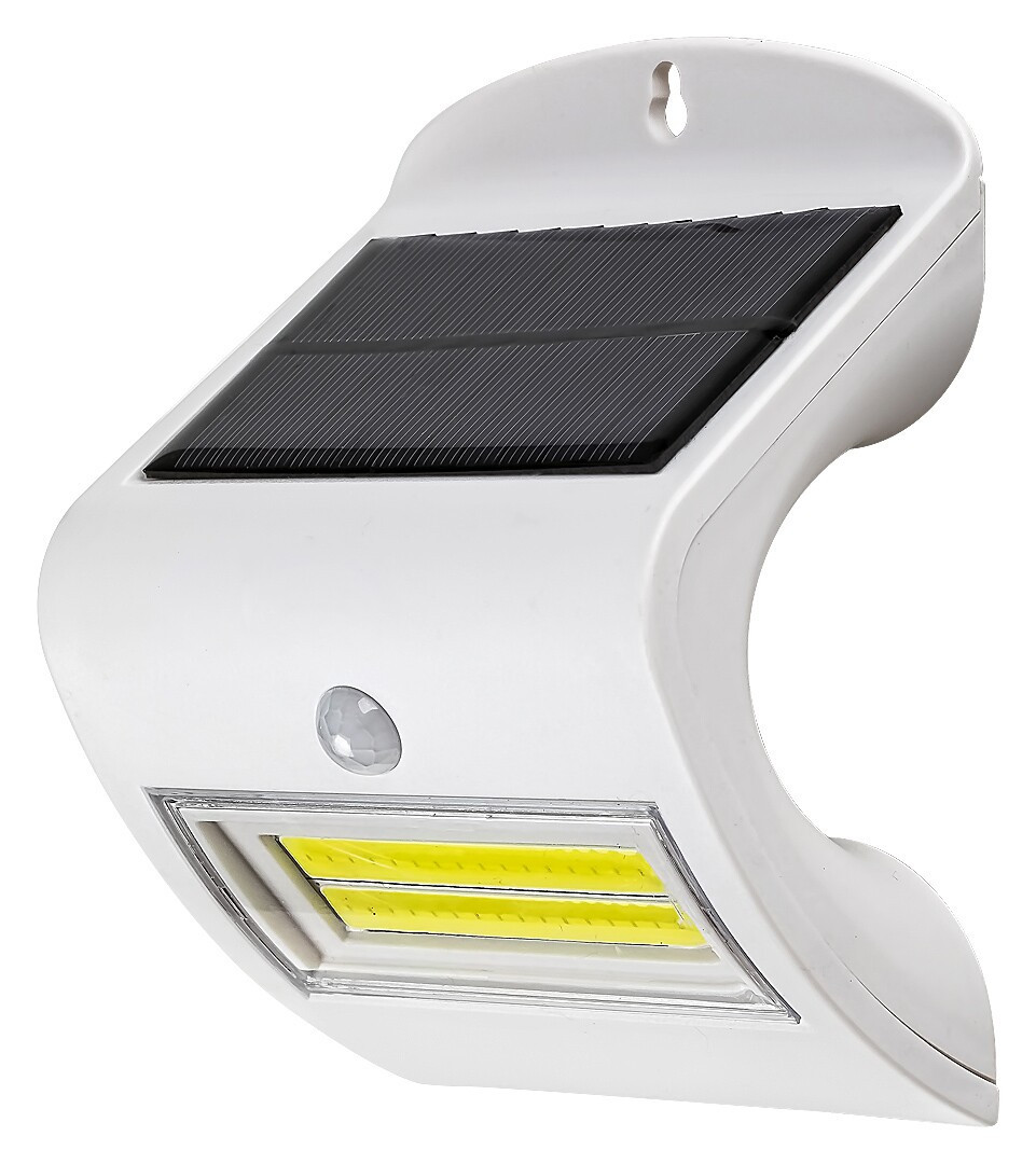 Kinkiet zewnętrzny solarny z czujnikiem LED 2W Opava biały 7970 Rabalux