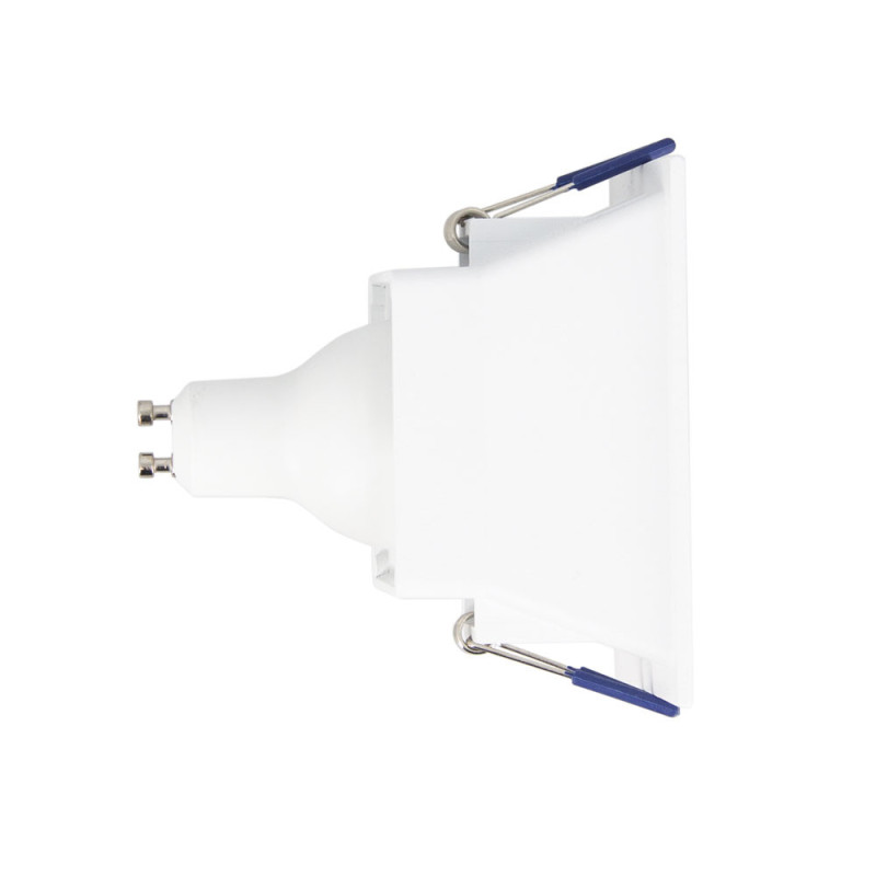 Spot encastrable LED carré blanc GU10 blanc chaud IP20 345 lm 5 W XANLITE