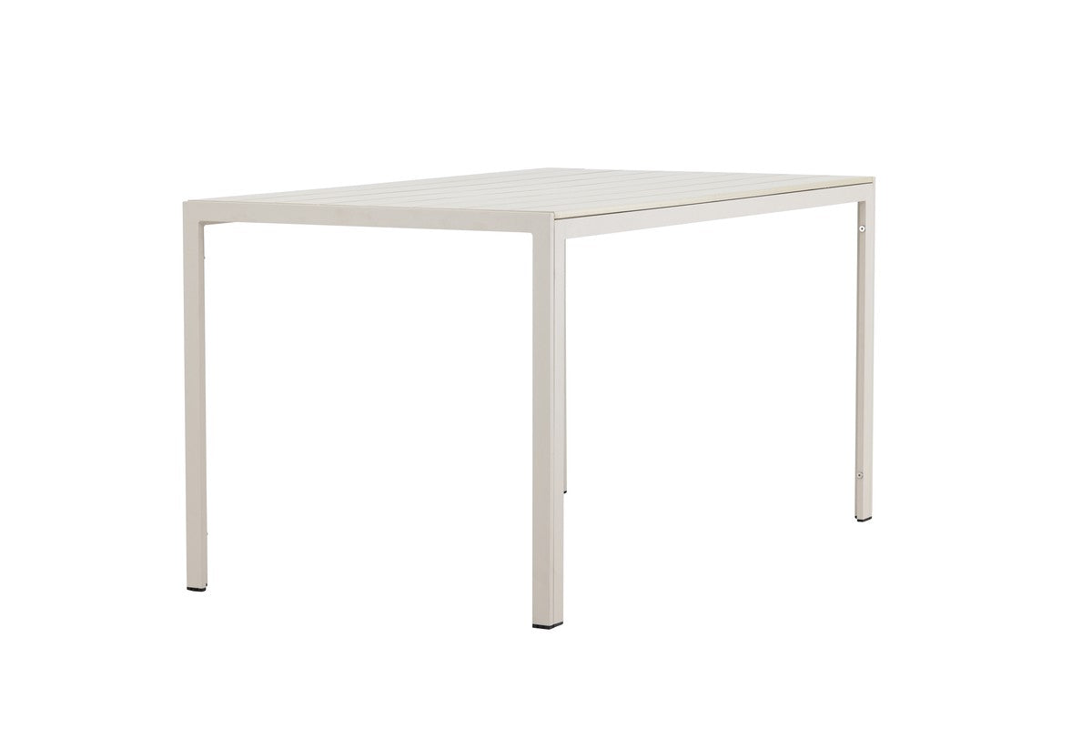 Rebellenclub Rechthoekige Tuintafel Cappero - 140 x 80 cm - Beige