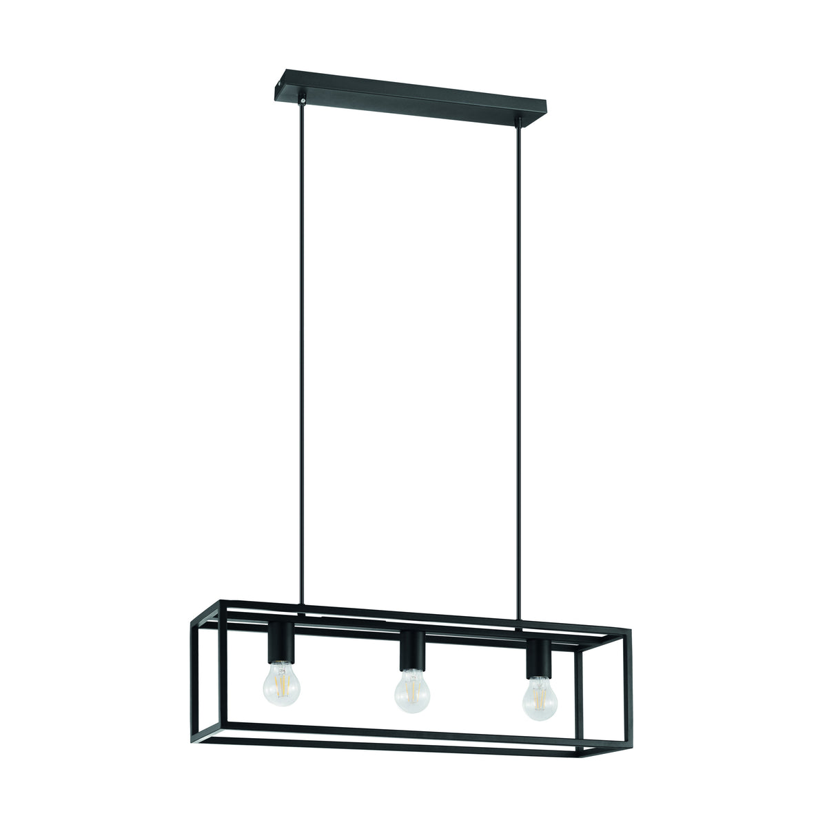 EGLO hanglamp Eldrick - e27 - 70 cm - zwart