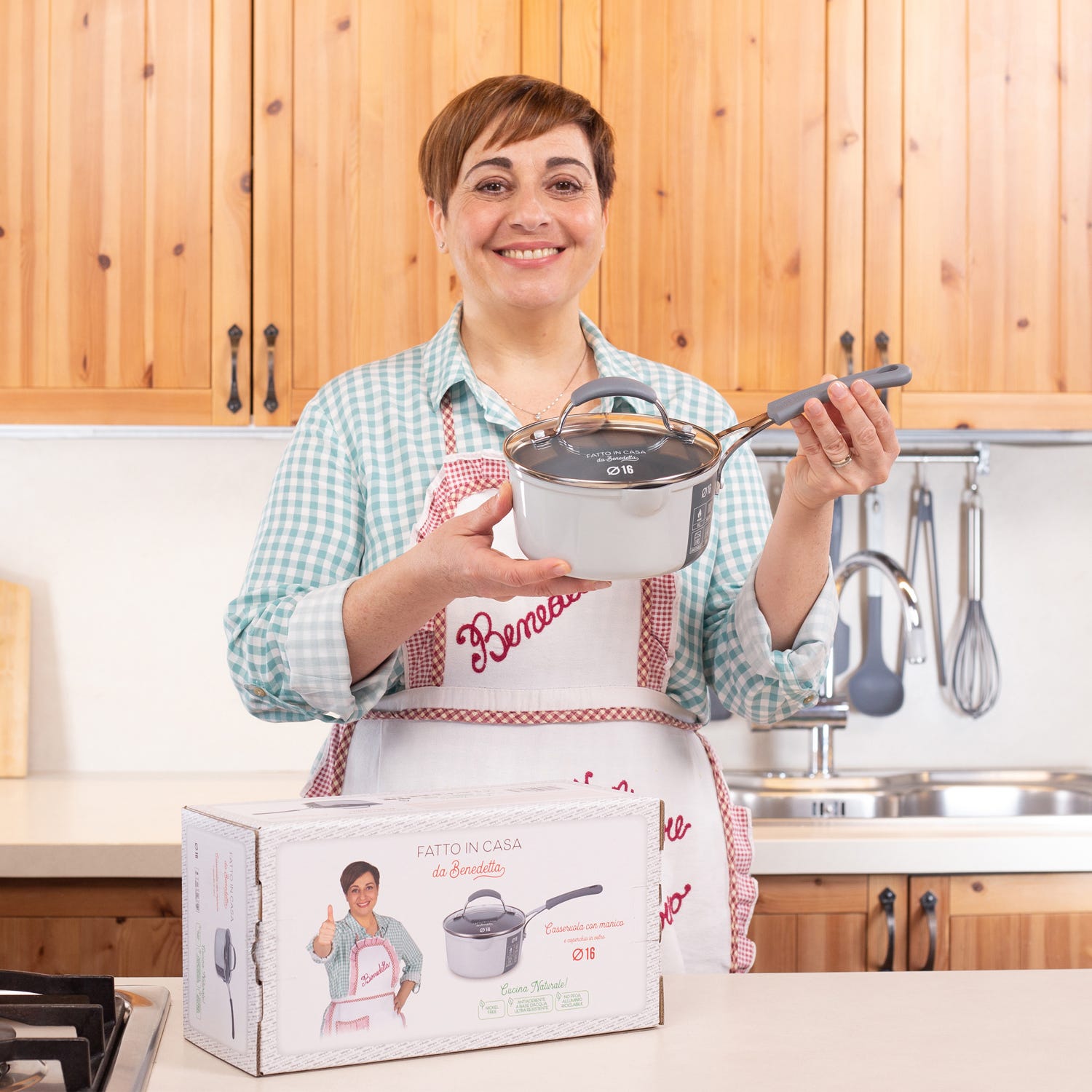 Casseruola induzione 16 cm con coperchio Fatto in casa da Benedetta