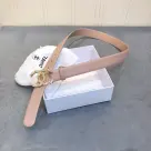 Chanel Belt With Double C Buckle Beige Women Belt 30MM