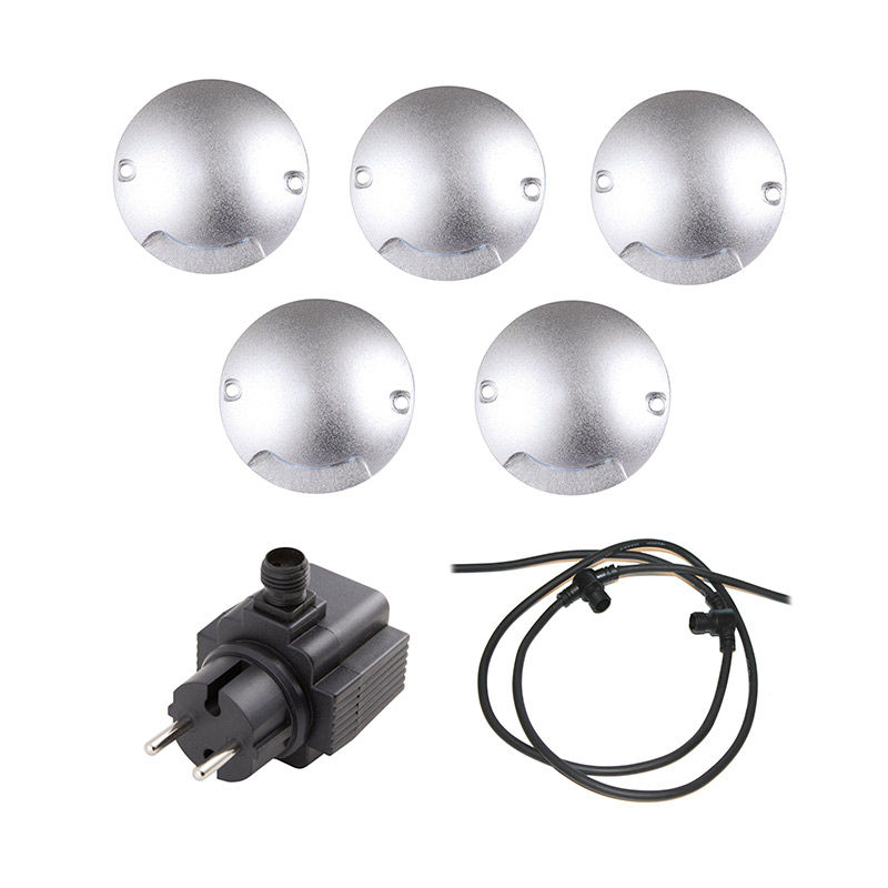 Zenit Silver 5-pack - LED Garden Plug & Play