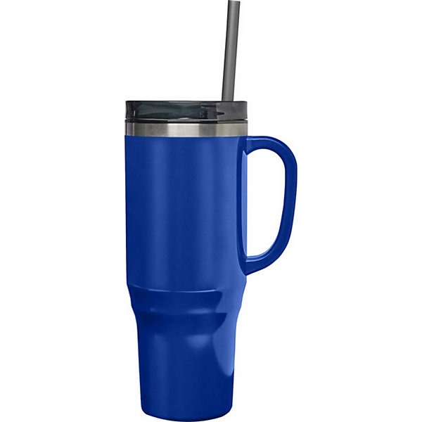 Mug avec paille MELBOURNE Bleu roi (Taille unique)