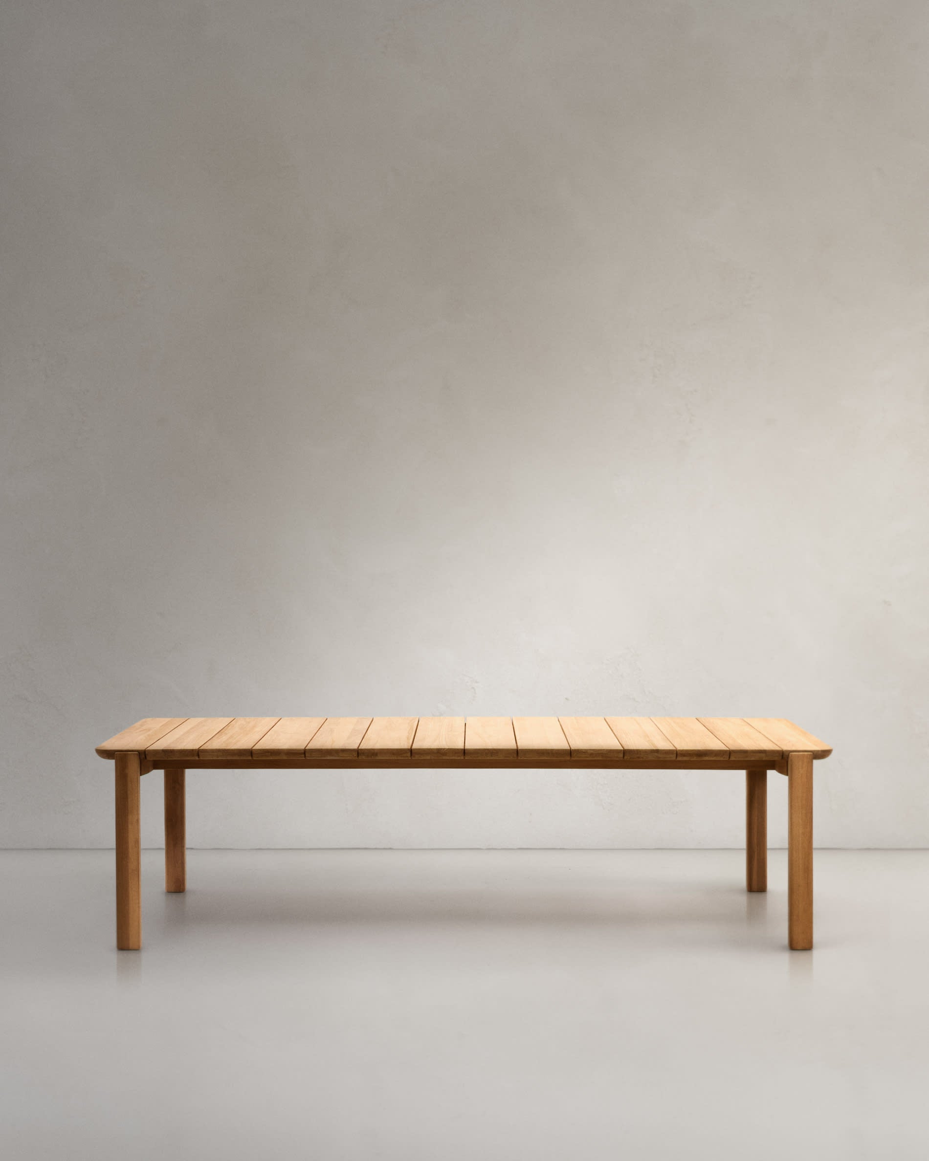 Kave Home - Tafel Icaro van FSC 100% massief teakhout 280 x 112 cm