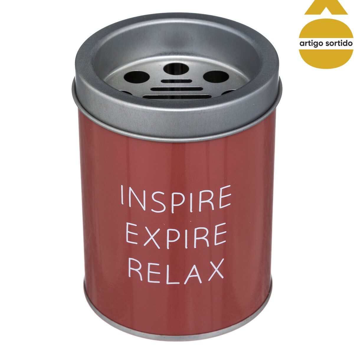 Cinzeiro metal redondo