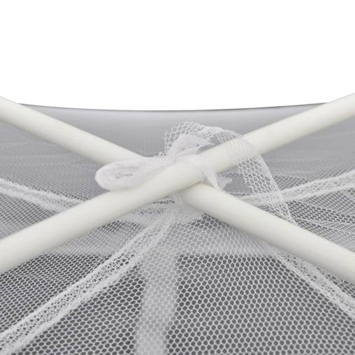 NNEVL Camping Tent 200x150x145 cm Fiberglass White
