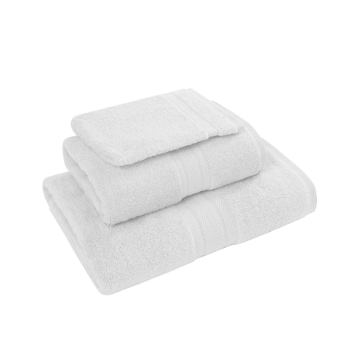 LUXURY - Ensemble de bain 3 pièces Blanc