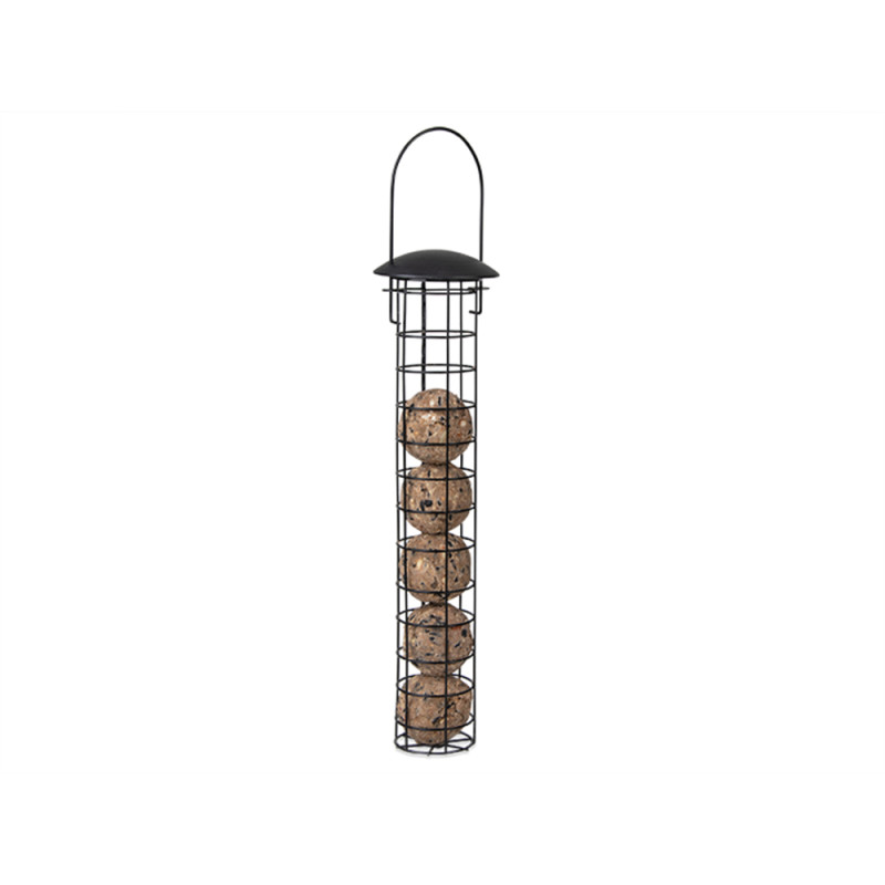 Colonne à boules de graisse en métal noire et verte Ø 10 x 37 cm EMMA'S GARDEN